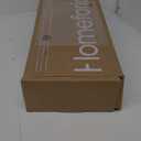 Homeforia 16 inch Black Floating Shelves, High End Solid Real Wood 16inch Bathroom Floating Shelves for Wall Mounted, 16in Wooden Small Floating Shelf, Heavy Duty Bracket, 16 X 6.5 X 1.75 in, Set of 2 (Modern Black - Rich Neutral Satin)