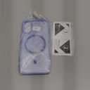 For iPhone 17 Case, Matte Magnetic Phone Cover With 1 Screen Protector Support for MagSafe Shockproof Military Grade Protection Translucent Frosted Back, Lavender Purple