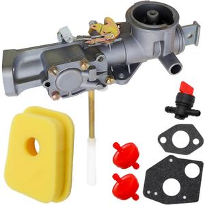 299437 Carburetor Replacement For B&S 135200 130200 100200 4 Cycle Small Engine, 297599 Carb Kit Replacement For Bs 130201 130202 130203 130205 130206 130207 130231 130233 130236