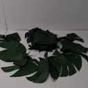 Moon Boat 120PCS Tropical Palm Leaves Plant Imitation Leaf-Hawaiian/Luau/Jungle Party Table Decorations
