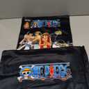 One Piece 2-Pc Cushion Cover Set, Pillow Covers for Bed, Couch, Rectangular 20x12in, Square 14x14in, Luffy Straw Hat Anime Gifts for Boys