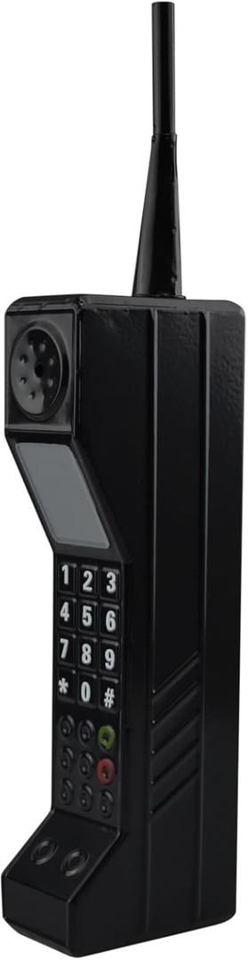 Retro Brick Cell Phone Ornament, Retro 80s 90s Brick Props Phone Ornament Cellular Model for Simulation Photographic, Old Fashioned Pagers Beepers Model for Party Decorations Home Stage Decor Black