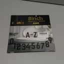 8 Inch Large Metal Letters, Metal House Letters, Modern Black House Address Letter for Outside, Outdoor Address Letter for Apartment Home Street Office Mailbox (P)