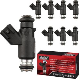 Set of 8 Fuel Injectors 12613411 FJ1061 Replacement Compatible with Chevrolet Express Suburban GMC Savana Sierra Yukon XL 1500 2500 3500 5.3L V8 - Replaces 217-3411