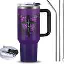 Christian Gifts for Women, 40 oz I Can Do All Things Christ Tumbler With Handle, Inspirational Religious Birthday Gifts for Faith Cup, Christian Jesus God Bible Verse Pastor Prayer Gift for Christmas
