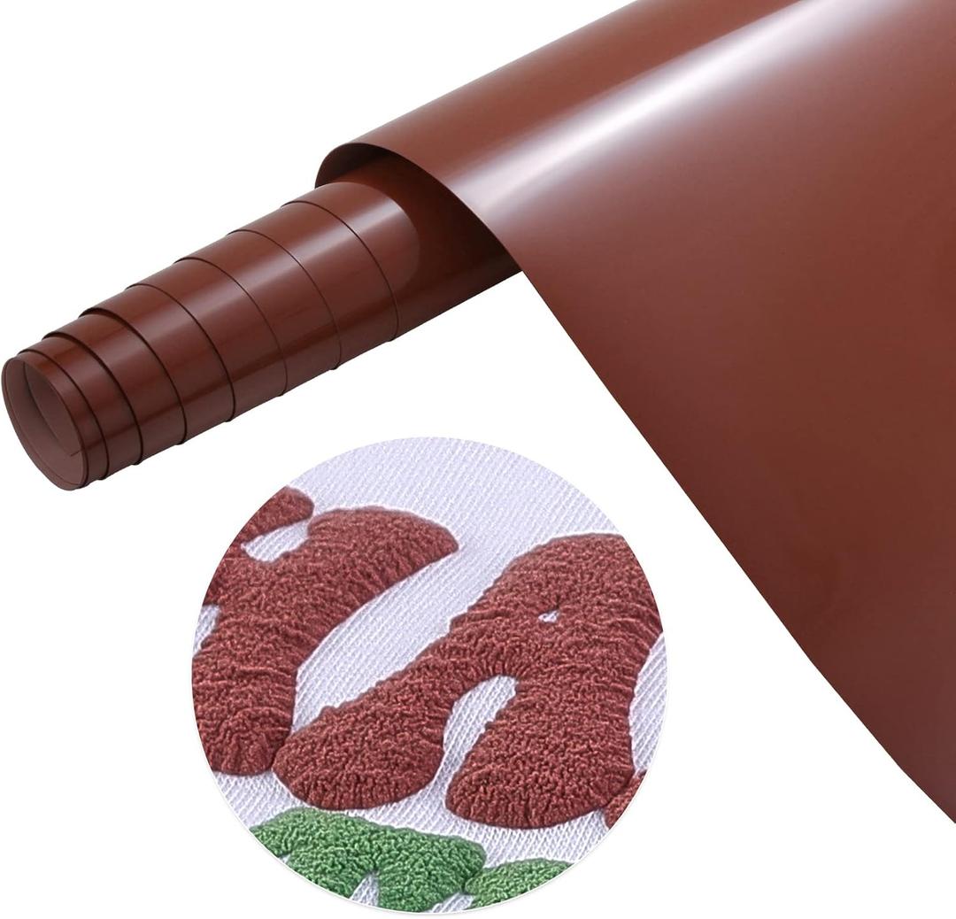 Tintnut Puff Vinyl Heat Transfer - 10inches x 6ft 3D Ferra Puff HTV Roll Heat Transfer Vinyl Foaming Colorful Puffy Iron on Vinyl for T-Shirts DIY