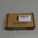 Goldenwarm 10 Pack Cabinet Knobs Black Cabinet Knobs Round Black Drawer Pulls Zinc Alloy Hardware for Dresser Drawer 1-1/5 Inch Diameter