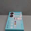 NETVUE Peekababy Baby Camera with Wireless Audio, Adjustable Crib Mount Monitor, Works via 2.4GHz Wi-Fi for Wide Coverage & Stable Connection, Smart App, Two-Way Talk, No Screen (White)