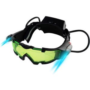 Yolyoo Night Vision Goggles,Spy Googles Spy Gear Adjustable Kids LED Night Goggles Flip-Out Lights Green Lens for Racing Bicycling, Skying to Protect Eyes Children's Day Gift