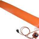 1200W Silicone Heating Pad 110V/220V Rubber Heating Blanket Hot Heating Pad With Controller For Guitar Side Bending 50C Max Temp, 2M Power Cord Included