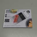 KUAIVO Smart Nutrition Food Scale with LED Display, Tracks Calories, Fat, Carbs & Protein via App, 1g Precision Digital Kitchen Scale for Healthy Eating & Meal Prep (Black)