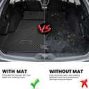 LASFIT Full Set Floor Mats for Subaru Outback 2026, All Weather TPE Custom Fit Floor Liners 1st & 2nd Row & Seat Back Mat & Cargo Mat for Outback 2026,Black