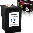 Inktopia Remanufactured Ink Cartridges Replacement for HP 61XL 61 XL High Yield for HP Envy 4500 5530 5534 5535 Deskjet 2540 1000 1010 1512 1510 3050 Officejet 4630 2620 4635 Printer (1 Black)