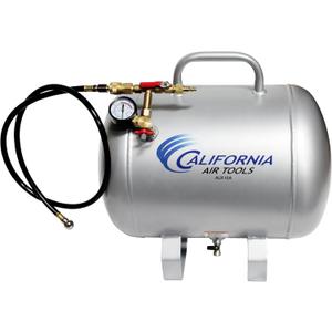 California Air Tools CAT-AUX10A Lightweight Portable Aluminum Air Tank, 10 Gallon, Silver