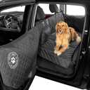 Ruff Liners Large Back Seat Extender for Dogs, Black  As Seen on Shark Tank  Flat Bridge Platform for Full-Size Trucks, Stable Base, 400lb Support, Waterproof  Rigid Back Seat Cover for Dogs
