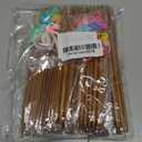 Double Knitting Needles Set - 75pcs Bamboo Pointed Knitting Needle Kit 15 Sizes 2.0-10.0mm Beginners Knitting for Making Sweater, Shawl, Scarf