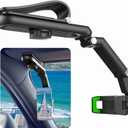 Sun Visor Phone Holder for Car,360 Swivel Adjustable Sunvisor Phone Holder for Car for Easily Phones Checking,Foldable Cars Phones Holders with 180 Retractable Arm