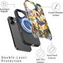 DorisMax for iPhone 17 Case Cute, Preppy Trendy Floral Design