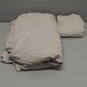 Duvet Cover queen Size Set - Extra Soft Duvet Cover 68 x 90 with 1 Pillow Sham - Hotel Luxury, Easy Care and Fade Free with Zipper Closures & Ties - Comfy, Cozy Breathable Bedding Set (Wheat)