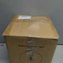 JAGORI Glass Pendant Light, Mid Century Modern Light Fixture, Hanging Lights for Kitchen Island, Bathroom, Bedroom, Hallway Foyer (Gold, 6 in)