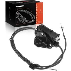 A-Premium Parking Brake Actuator with Cable and Control Unit Compatible with BMW Models - X5 2007-2013, X6 2008-2014