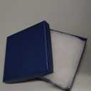 Cardboard Jewelry Blue Gift Boxes 20 Pack3.53.51 inches, its apply to displaying necklaces, rings, bracelets, earrings