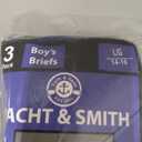 Yacht And Smith Mens Cotton White Brief Size Large 14-16 - Mens Underwear,  3 Pack