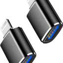 (Apple MFi Certified)Lightning Male to USB3.0 Female Adapter OTG Cable,2 Pack Portable USB Camera Adapter OTG Data Sync Cable for iPhone13/12/11/Xr/X/XS/8/7/Card Reader/Flash Drive/Mouse/MIDI Keyboard (Black)