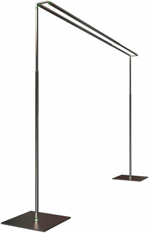 Adjustable Backdrop Stand Pipe Kit Heavy Duty Portable Quick Set Up for Wedding&Party&Event&Photography&Show&Display (10FT x 10 FT Double Crossbar, No Drape) But Not for Flower Walls/TVs/Heavy Items