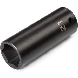 TEKTON 1/2 Inch Drive x 21 mm Deep 6-Point Impact Socket | SID23121