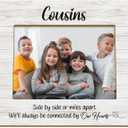 Cousin Picture Frames, Best Christmas Cousin Gifts for Women Men Kids, Long Distance Gifts for Cousins Female, Cousins Photo Picture Frame for 5x7 Photos