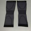 TOFLY Compression Arm Sleeves Elbow Braces for Men & Women (1 Pair), 20-30 mmHg Graduated Compression Arm Braces Support for Tennis Elbow, Tendonitis, Lymphedema, Arthritis, Edema, Workouts, Black 3XL