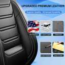 Fit Cherokee Seat Covers Custom Fit for Jeep Cherokee 2014-2027, Full Set
