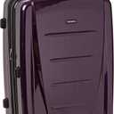 Samsonite Winfield 2 Hardside Expandable Luggage with Spinner Wheels, Purple, Checked-Large 28-Inch