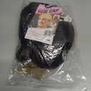 PARK YUN Black Hair Long Wavy Wig With Bangs 30 Inches Sthetic Thick Wig Heat Resistant Ladies Body Wave Wigs For Black Women Natural Looking Daily Party Use