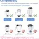 Wet Blade Assembly 104675 STM102R 1152 with Wrench Drive Socket Replacement for Vitamix Blender 500 4500 5000 5200 5500 6300 VM0102 VM0103 VM0104, Fits 64oz 48oz 32oz Standard Container