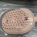 New Electric Mist Air Cushion Massage Brush, 5-in-1 Anti-Tangle Hair Comb for Dry Frizzy Hair, Self-Cleaning Shine Boost Hair Care Brush for Ladies (Pink)
