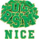 ASTARON 26 Pcs Self Adhesive Letter Patches Chenille Letters Stickers, A-Z Embroidered Applique Patches Alphabet Cloth Patch for Clothes, Bags, Hat, Phone Case, DIY Accessories (Dark Green)