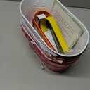 6 Pcs Railing Planter, 10" Metal Hanging Flower Pots for Outdoor Balcony Rails, Fence Pot Hanging Plant Holders with Detachable Hooks for Garden Patio Yard Decor (9.8", Pack of 6)