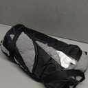 Waterproof Outdoor Blanket 62X 51 Packable, Stadium Blankets for Camping with Sherpa Fleece Lining, Large Windproof Emergency Throw for Garss Picnic Hiking Road Trip, Machine Washable, Black 300GSM