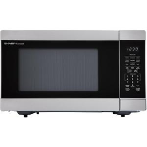 Sharp SMC1662KS 1.6 cu. ft. 1100W Stainless Steel Countertop Microwave Oven
1100 Watt, Removable 13.6" Carousel Turntable