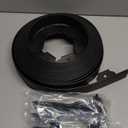 Garden Edging40ft Landscape Edging with 40 Spikes for Lawn 2 Inch Tall(Black, 40FT)