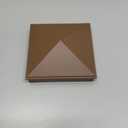 4x4 Aluminum Pyramid Post Caps for Actual 3.5" x 3.5" Wood Posts, Heavy-Duty Fence Post Caps Cover for Cedar Fence Deck Mailbox - Weatherproof, Rust-Resistant, Matte Black Finish-24 Pack