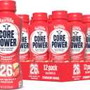 Core Power Protein Shake, Strawberry Banana, 26g Bottle, 14oz, 12 Pack (EXP 06/07/27)