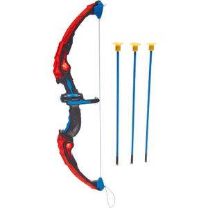 Sunny Days Entertainment Photon Space Bow and Arrow  Galactic Pretend Play Toy for Kids | Includes Lights and 3 Suction Cup Arrows  Maxx Action