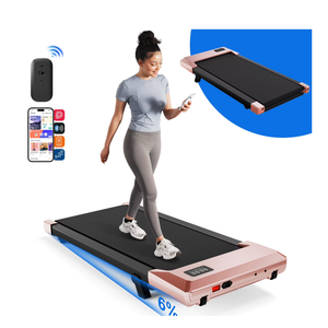 MJWW Walking Pad with 6% Incline, Under Desk Treadmill, 3 in 1 Portable Treadmill with Remote Control LED Display, 2.5 HP Quiet Walking Jogging Machine for Office Home Use, 300 Lbs Capacity