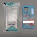 for iPhone 12 Pro Max Case,Three Layer Heavy Duty Shockproof Hybrid Hard Plastic Bumper Soft Silicone Rubber Drop Protective Cover Case for iPhone 12 Pro Max 6.7",Blue