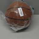 Silent Basketball Official Size 7 (29.5"): Upgraded 95% Bounce - Ultra Quiet Airless Basketball for Dribbling Indoor - Soft Foam Basketball with Realistic Grip (Vacuum Sealed, Dark Brown)