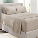 Hearth & Harbor Extra Deep Pocket King Size Sheets Sets - Fits Mattress 18-24 Inches Deep - Extra Deep Pocket Sheets - 6 Piece King Size Sheets - Linen