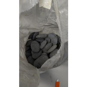 5 lbs Natural Mexican Beach Pebbles, 1-2 Inch Large River Rocks for Plants and Landscaping, Decorative Stone for Fish Tank Aquarium Fountain Garden Paving Walkways Pathways Backyard, Grey
